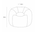 Aesthetic Floreo Bean Bag Brown