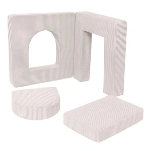 Aesthetic Soft Play Set for Toddlers | Archway 160cm | 4 Elements Color ecru