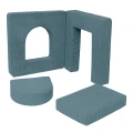 Aesthetic Soft Play Set for Toddlers | Archway 160cm | 4 Elements Color turquoise