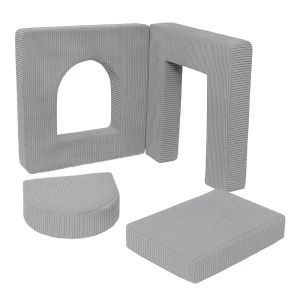 Aesthetic Soft Play Set for Toddlers | Archway 160cm | 4 Elements Color grey
