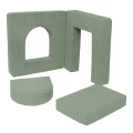 Aesthetic Soft Play Set for Toddlers | Archway 160cm | 4 Elements Color olive-green