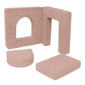 Aesthetic Soft Play Set for Toddlers | Archway 160cm | 4 Elements Color powder-pink