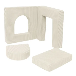 Aesthetic Soft Play Set for Toddlers | Archway 160cm | 4 Elements Color vanilla
