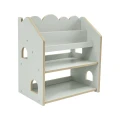 MeowBaby Montessori Bookcase– MDF House Bookshelf Color mint