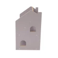 MeowBaby Montessori Bookcase– MDF House Bookshelf Color gray