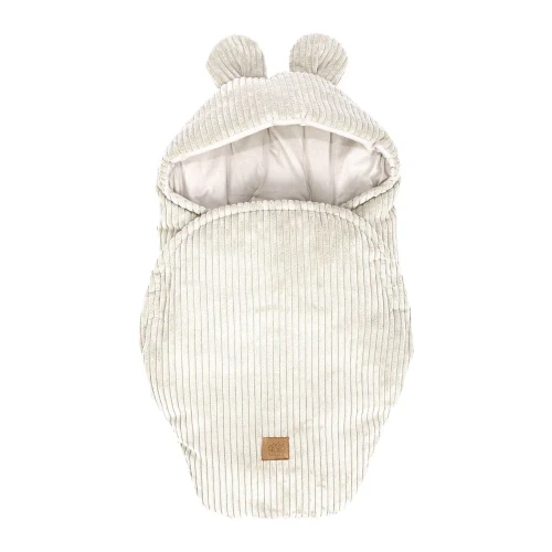 Baby Swaddle with Bear Ears | Aesthetic Vanilia