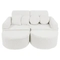 Bearly Pocket Max Kids Sofa, Off White