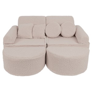 Bearly Pocket Max Kids Sofa, Taupe