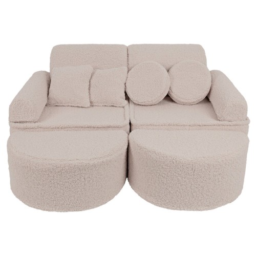 Bearly Pocket Max Kids Sofa, Taupe