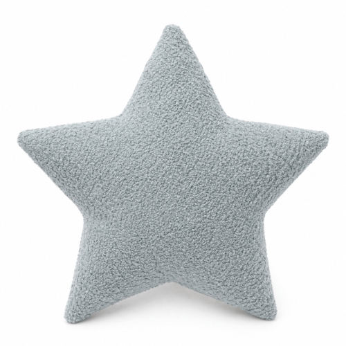 Poduszka Dekoracyjna dla Dzieci Gwiazda - Miękka i Stylowa | Boucle Kolor fresh-mint