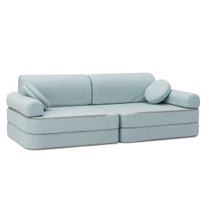 Outzy Premium Kids Sofa, Cloudberry Sky Blue