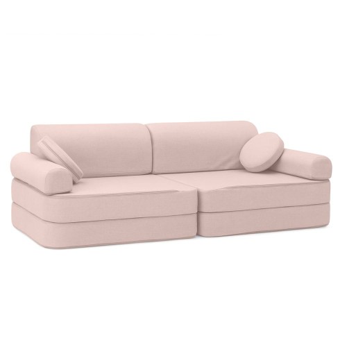 Outzy Premium Kids Sofa, Rosy Dune Pink
