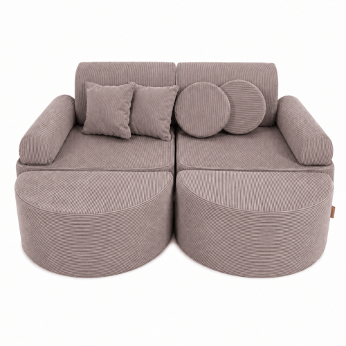 Modular Kids Sofa Max - 12 Elements | Slimcord, Taupe