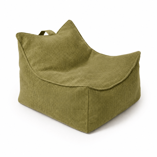 Kids Pouffe - Sako Bag | Slimcord, Lime