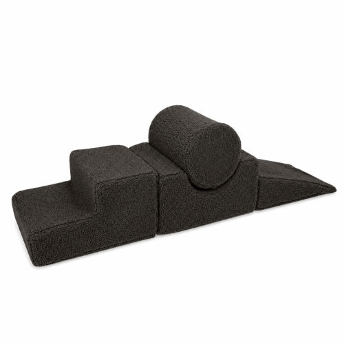 Foam Playground for Kids | Shape Set | Bearly, Dark Chocolate, 4 Elements