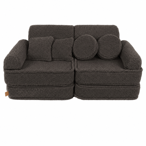 Modular Kids Sofa Plus - 10 Elements | Bearly, Dark Chocolate