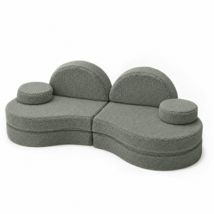 Modular Kids Sofa Coccolo – 6 Elements | Bearly, Sage