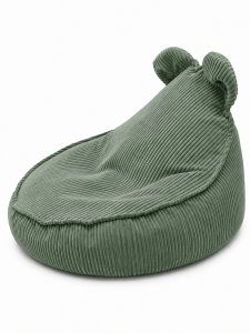 Bean Bag for Kids - Sako Bag Teddy XL | Aesthetic, Olive Green
