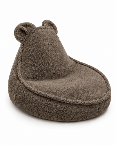 Bean Bag for Kids - Sako Bag Teddy XL | Bearly, Dark Chocolate