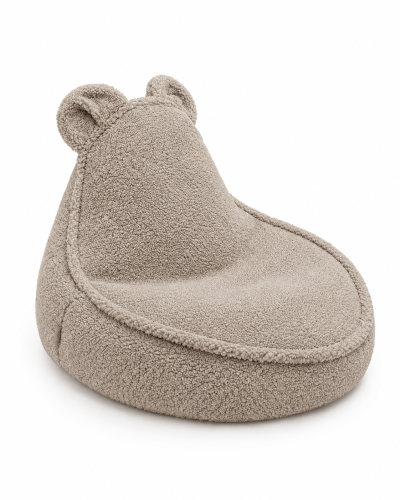 Bean Bag for Kids - Sako Bag Teddy XL | Bearly, Light Gray