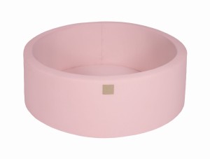 Round Ball Pit without balls, 90x30cm, Light Pink, Cotton