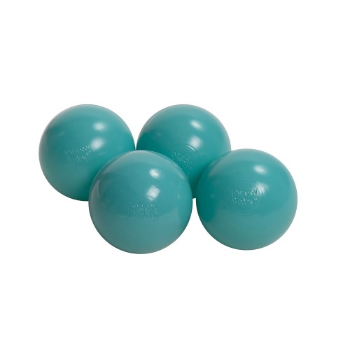 Soft Plastic Balls 7cm for the Ball Pit 50 pcs, Turquoise
