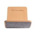 Wooden Balance Board 80x30cm, Natural, Melane Grey Felt