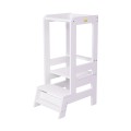 Wooden Learning Tower, White