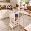 Wooden Learning Tower, White