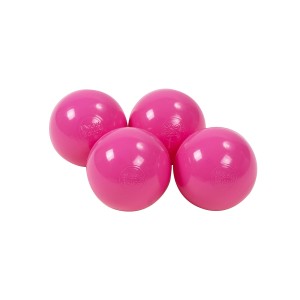 Soft Plastic Balls 7cm for the Ball Pit 50 pcs, Dark Pink