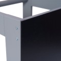 Wooden Learning Tower with Black Board, Dark Grey