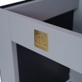 Wooden Learning Tower with Black Board, Dark Grey