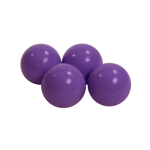 Soft Plastic Balls 7cm for the Ball Pit 50 pcs, Violet