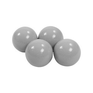 Soft Plastic Balls 7cm for the Ball Pit 50 pcs, Gray