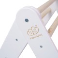 Wooden Pikler for Children Climbing Triangle for Kids, White