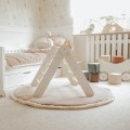 Wooden Pikler for Children Climbing Triangle for Kids, White