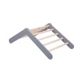 Wooden Pikler for Children Climbing Triangle for Kids, Gray