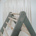 Wooden Pikler for Children Climbing Triangle for Kids, Gray