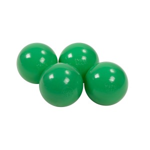 Soft Plastic Balls 7cm for the Ball Pit 50 pcs, Dark Green