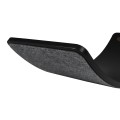 Wooden Balance Board 80x30cm, Black, Grey Felt