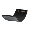 Wooden Balance Board 80x30cm, Black, Grey Felt
