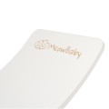 Wooden Balance Board 80x30cm, White, Beige Felt