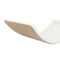 Wooden Balance Board 80x30cm, White, Beige Felt