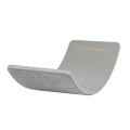 Wooden Balance Board 80x30cm, Grey, Melane Grey Felt