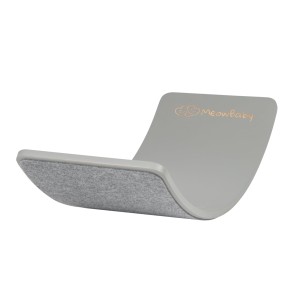 Wooden Balance Board 80x30cm, Grey, Melane Grey Felt
