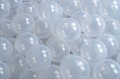 Soft Plastic Balls 7cm for the Ball Pit 50 pcs, Transparent