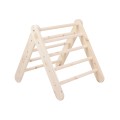 'Ladder 60x61cm, Slide-Climbing wall 2in1, Children''''s set, Wooden, Natural'''