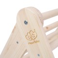 'Ladder 60x61cm, Slide-Climbing wall 2in1, Children''''s set, Wooden, Natural'''