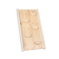 'Ladder 60x61cm, Slide-Climbing wall 2in1, Children''''s set, Wooden, White'''