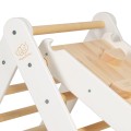 'Ladder 60x61cm, Slide-Climbing wall 2in1, Children''''s set, Wooden, White'''
